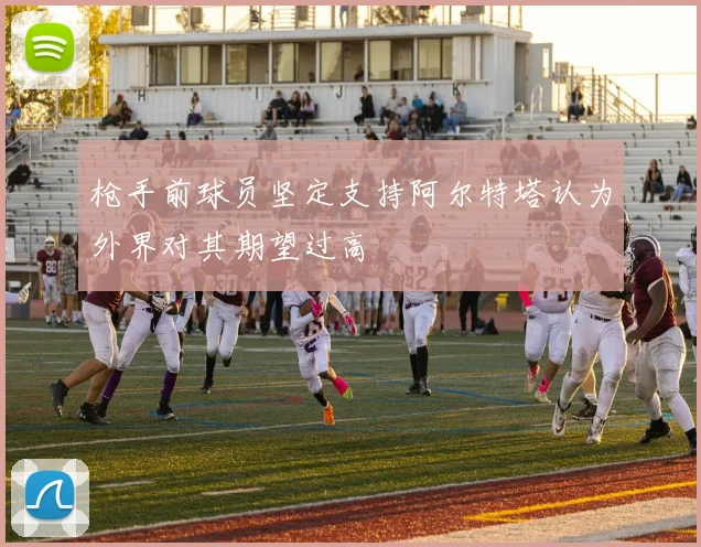 枪手前球员坚定支持阿尔特塔认为外界对其期望过高